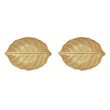 Комплект 2 плата върбово листо 20х14см Gold